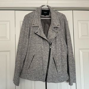 Torrid Moto Marled Jacket | Gray Size 4